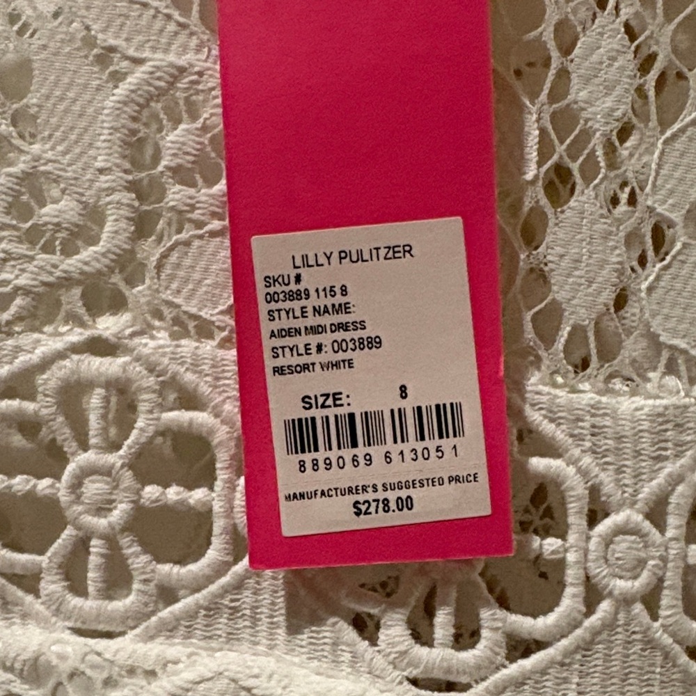 Lilly Pulitzer Resort White Lace Dress